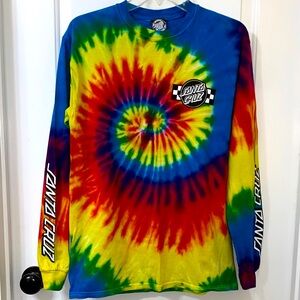 Santa Cruz Skateboards Tie-Dye Men’s Shirt